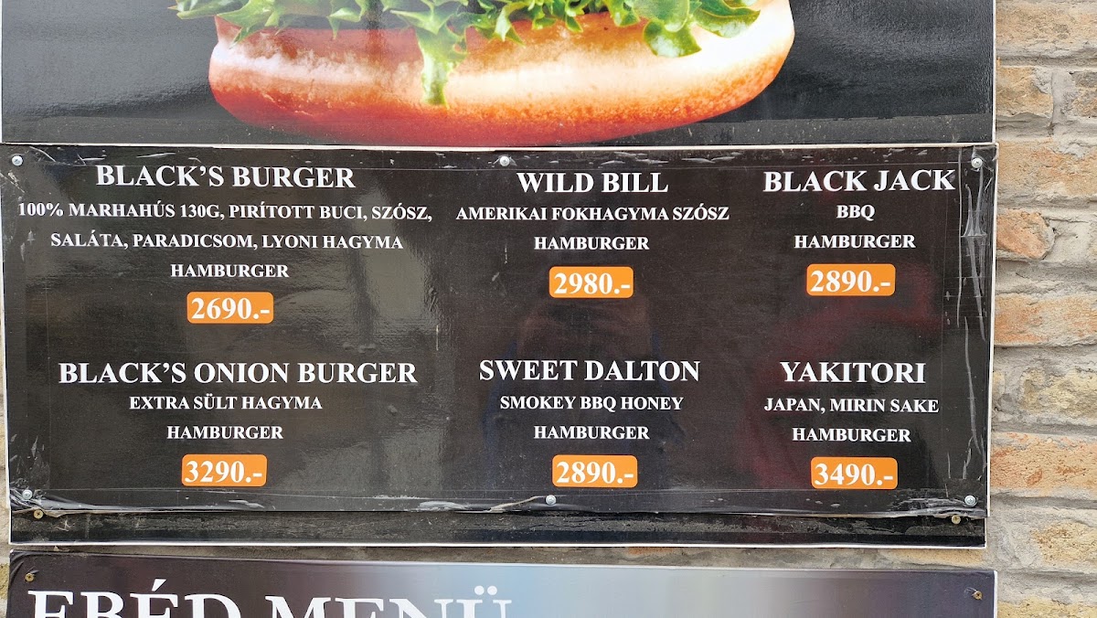 Menu Black's Burger-2