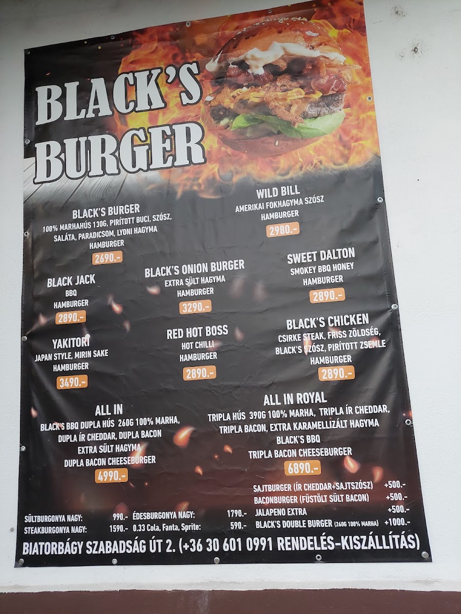 Menu Black's Burger-4