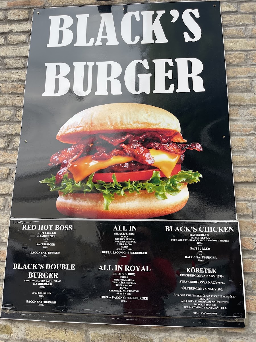 Menu Black's Burger-5