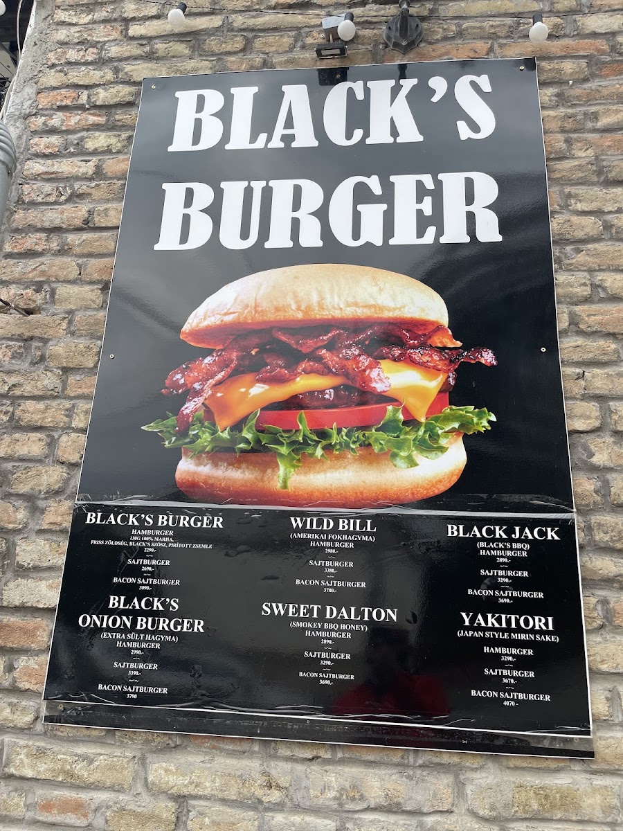 Menu Black's Burger-6